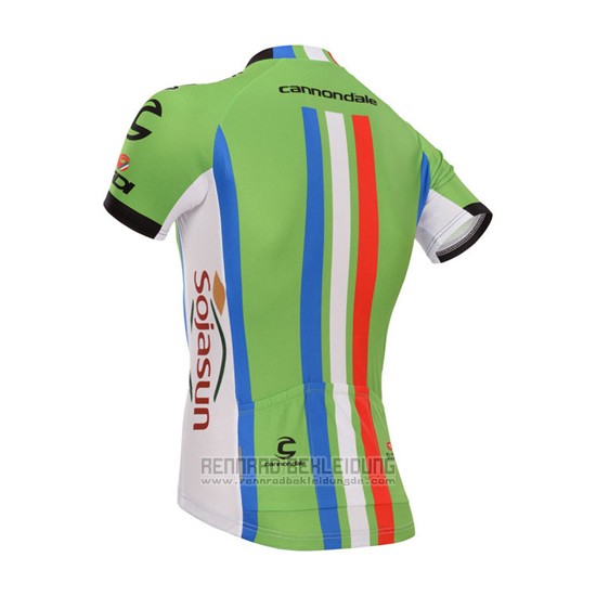 2014 Fahrradbekleidung Cannondale Champion Nuova Zelanda Trikot Kurzarm und Tragerhose - zum Schließen ins Bild klicken